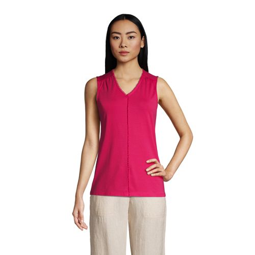 Women's Light Weight Trimmed Tank Top - image 2