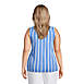 Women's Plus Size Light Weight Trimmed Tank Top, Back