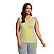 Women's Plus Size Light Weight Trimmed Tank Top, Front