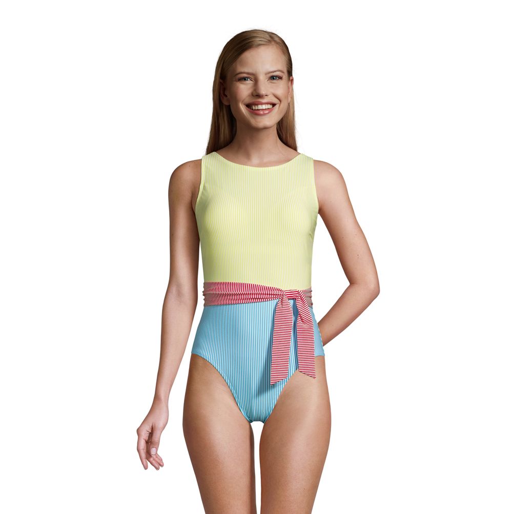 High neck sale mastectomy swimsuits