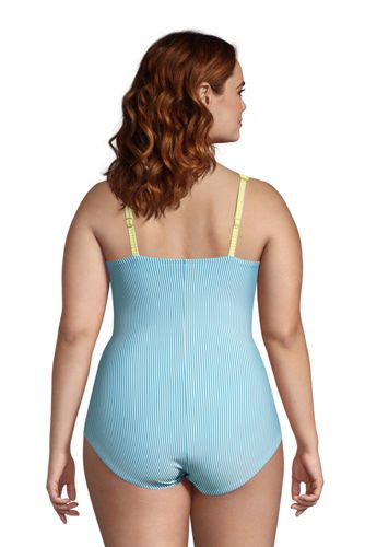 Women's SlenderSuit Tummy Control Chlorine Resistant Skirted One Piece  Swimsuit