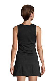 Women's Paisley Texture Chlorine Resistant High Neck UPF 50 Sun Protection Tankini Top Swimsuit, Back