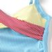 Women's Chlorine Resistant V-neck Wrap Underwire Tankini Top Swimsuit Adjustable Straps Seersucker, alternative image
