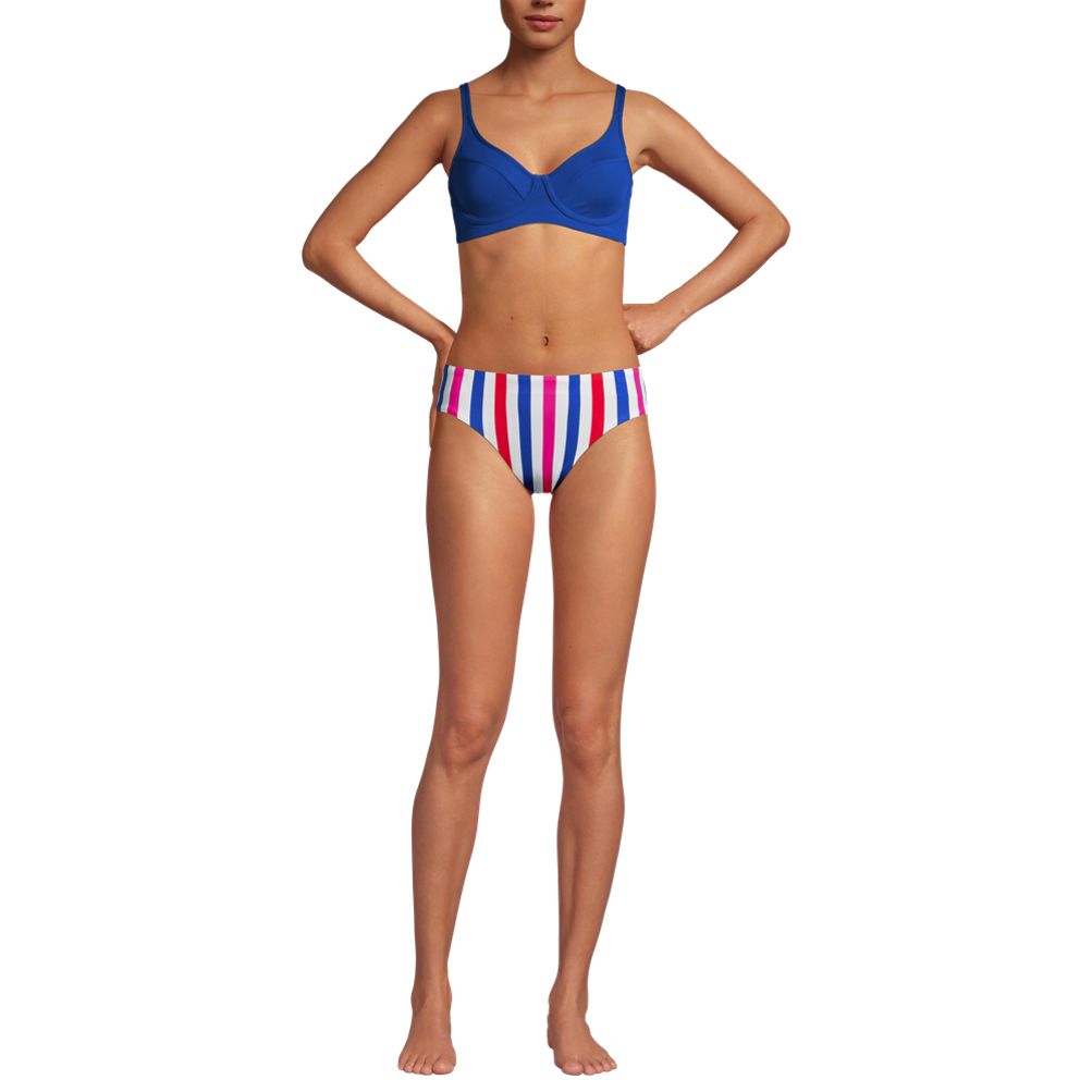 Lands' End Women's Plus Size DD-Cup Chlorine Resistant Twist Underwire Bikini  Swimsuit Top Adjustable Straps 