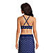 Women's D-Cup Chlorine Resistant Scoopneck X-Back Sports Bra Bikini Top Swimsuit, Back