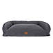 Carolina Pet Company Quilted Microfiber Bolster Dog Bed , Front