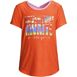 Girls Active Cross Back Tee, Front