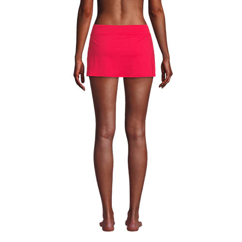 Women's Chlorine Resistant Mini Swim Skirt Swim Bottoms - Secondary