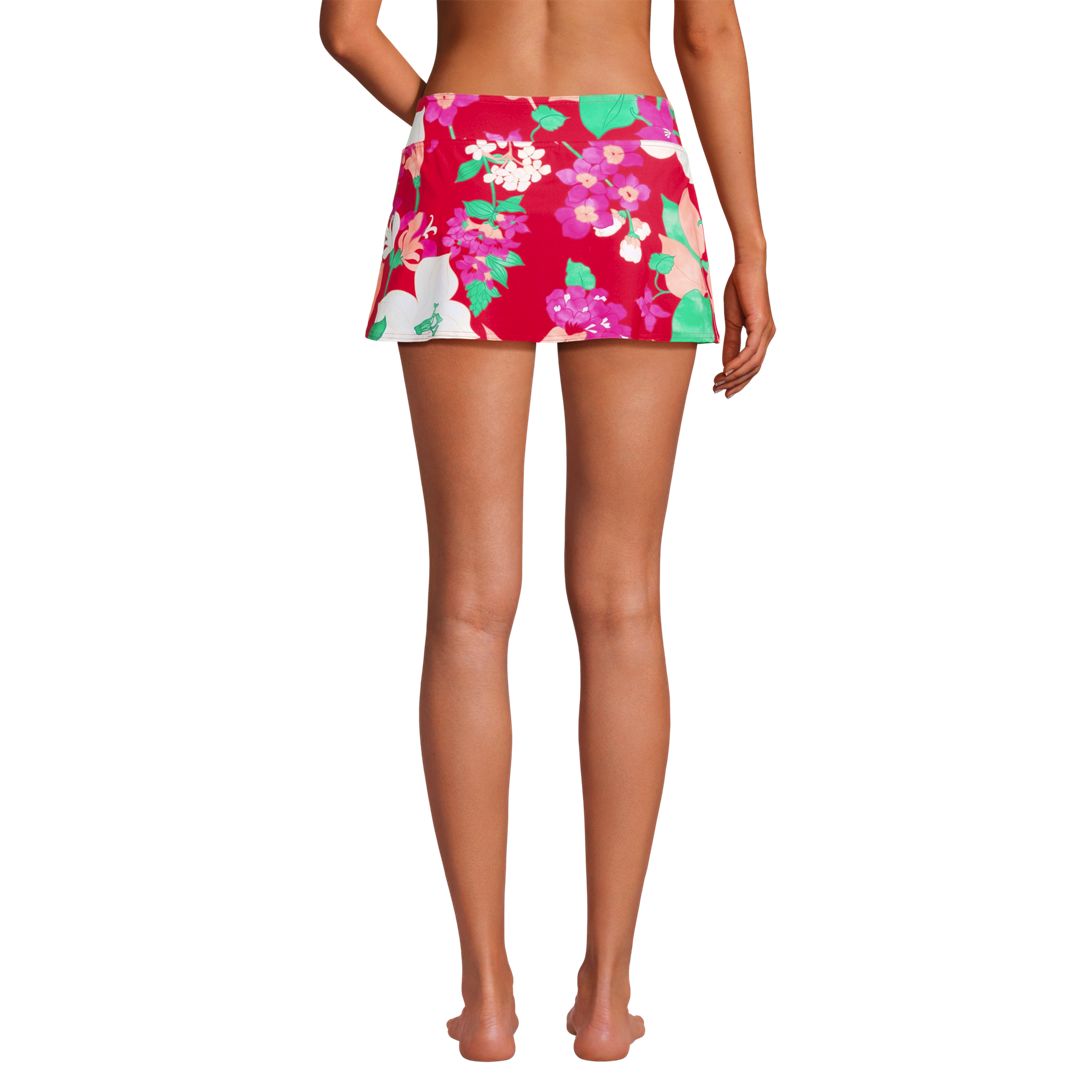 Women's Chlorine Resistant Mini Swim Skirt Swim Bottoms
