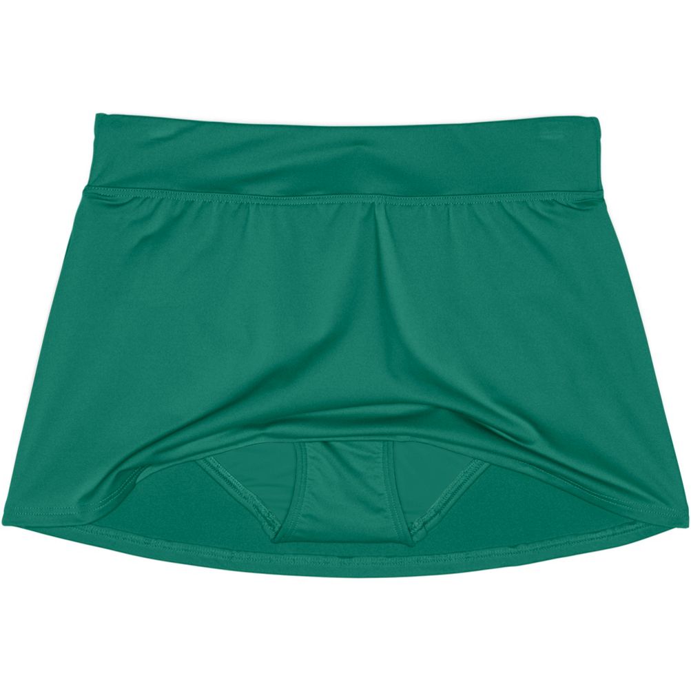 Lands end wrap mini swim skirt sale