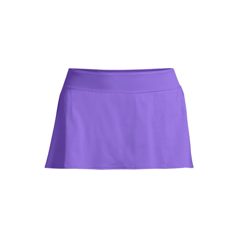 Lands end wrap mini swim skirt sale