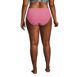 Women's Plus Size Chlorine Resistant Reversible Mid Waist Bikini Bottoms, Back