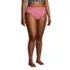 Women's Plus Size Chlorine Resistant Reversible Mid Waist Bikini Bottoms, alternative image