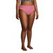 Women's Plus Size Chlorine Resistant Reversible Mid Waist Bikini Bottoms, alternative image