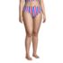 Women's Plus Size Chlorine Resistant Reversible Mid Waist Bikini Bottoms, alternative image
