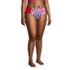 Women's Plus Size Chlorine Resistant Piped Mid Waist Bikini Bottoms, alternative image