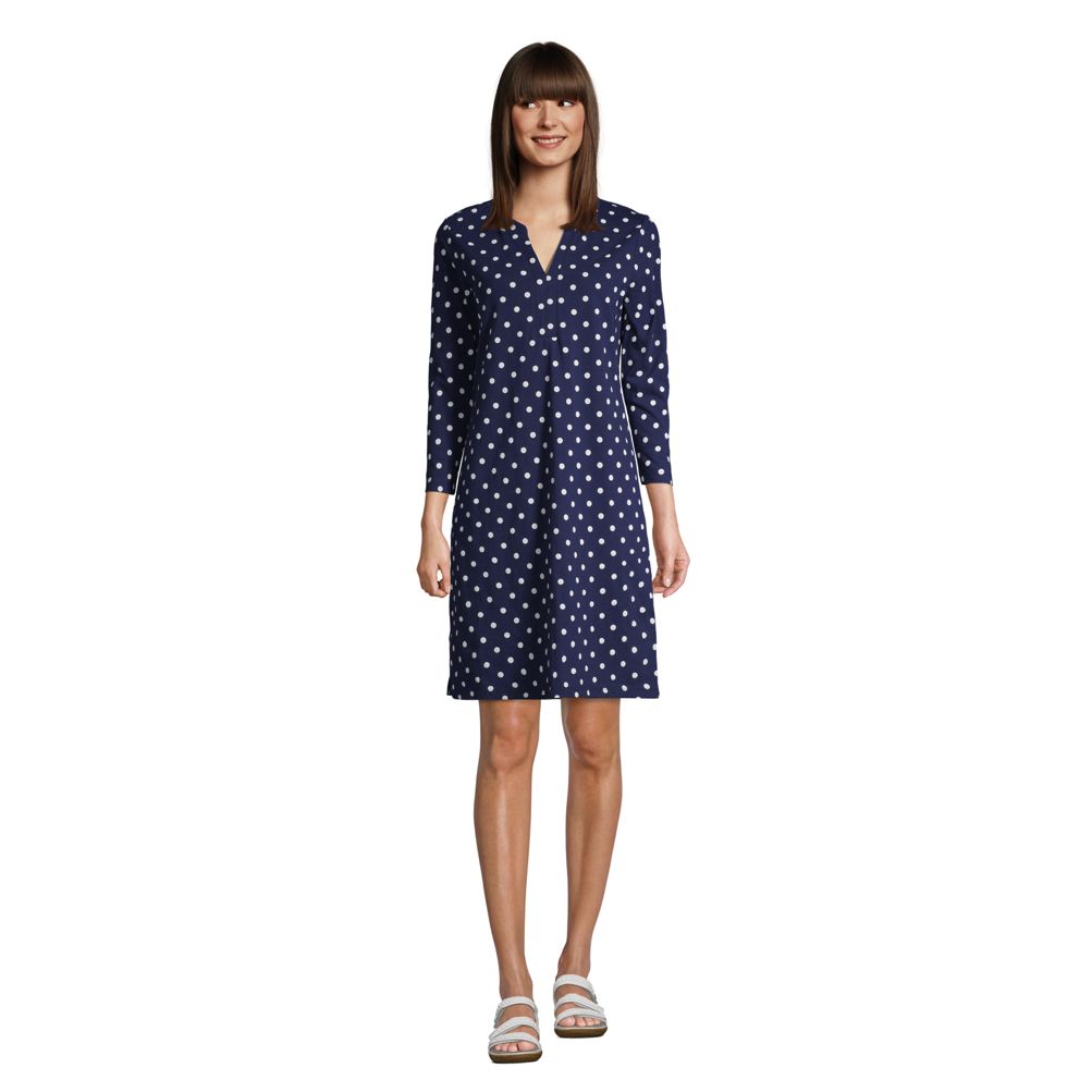 Lands end on sale polka dot dress