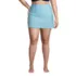 Women's Plus Size Chlorine Resistant Swim Skirt Swim Bottoms Seersucker, Front