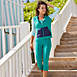 Women's Chlorine Resistant High Waisted Modest Swim Leggings with UPF 50 Sun Protection, alternative image