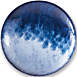 Napa Home and Garden Azul Small Decorative Plate, Front