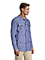 Men's Linen Cotton Utility Shirt Jacket