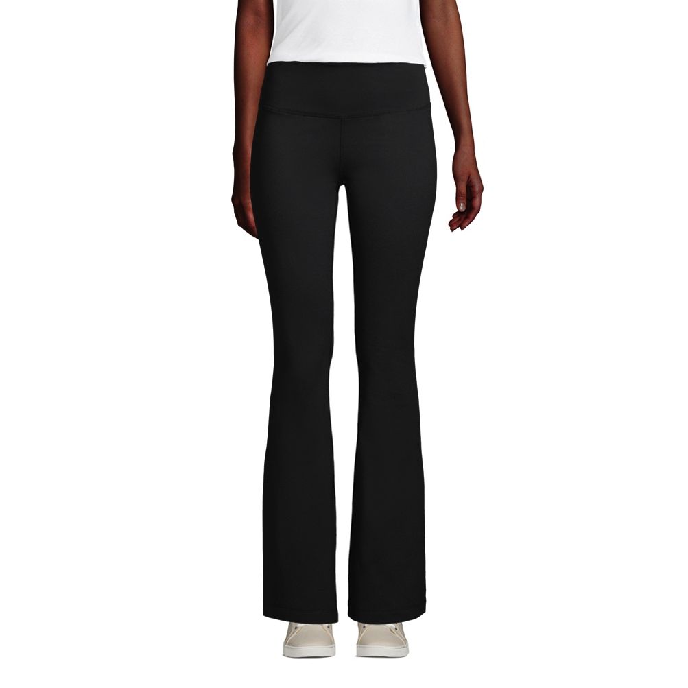 Women's Lands' End Active Flare-Leg Yoga Pants