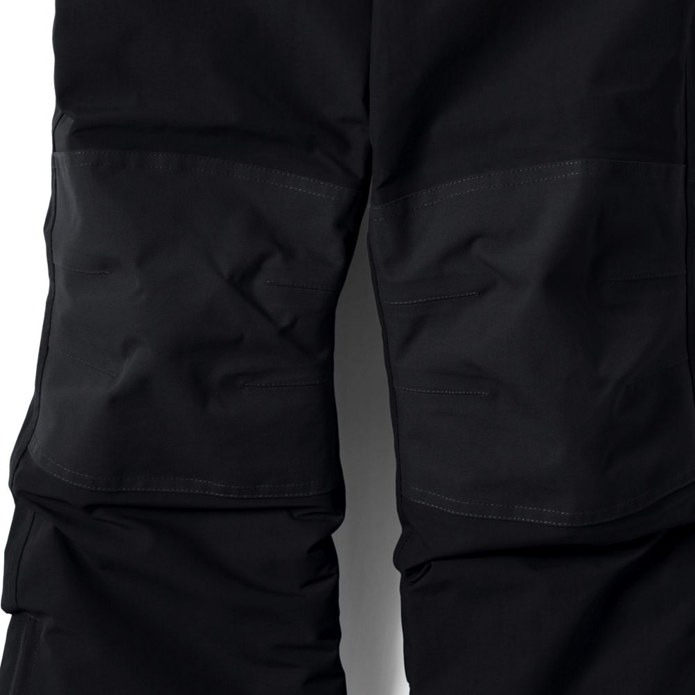 Lands End Kids Snow Ski Pants Winter Grow-A Longs Unisex Sz 12 Black Snowboard