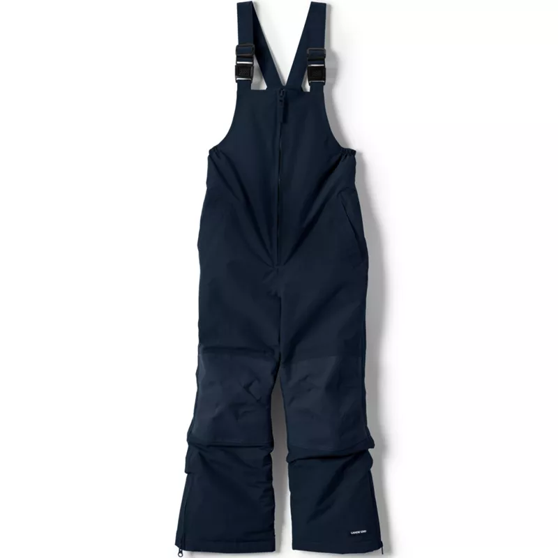 Kids Squall Waterproof Insulated Iron Knee Snow Bibs, Front