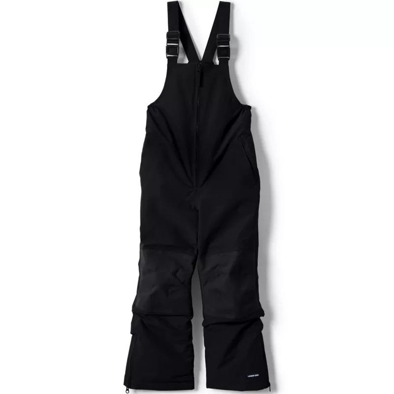 Kids Squall Waterproof Insulated Iron Knee Snow Bibs, Front