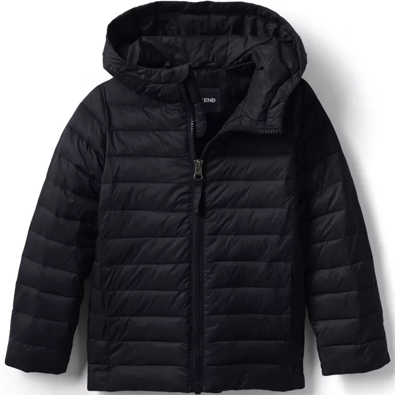 Kids ThermoPlume Packable Hooded Jacket, Front