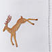 Saro Lifestyle Christmas Embroidered Hemstitch Border Dinner Napkins - Set of 6, alternative image