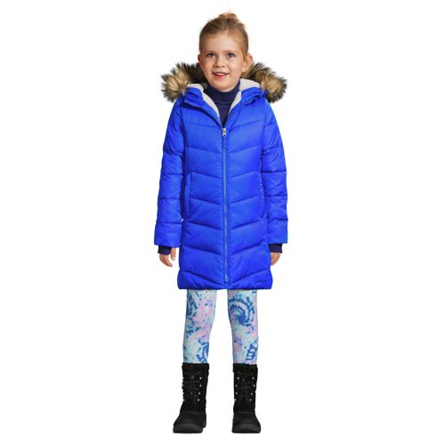 winter fleece lined down alternative thermoplume coat
