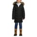 Girls Winter Fleece Lined Down Alternative ThermoPlume Coat, Front