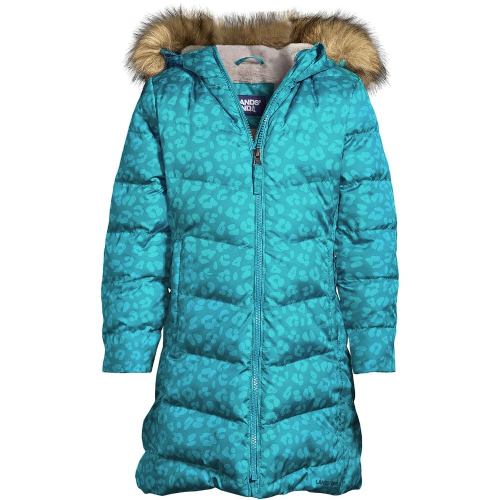 Women Plus Size Faux Fur Trimmed Knee Length Padded Coat - Winter
