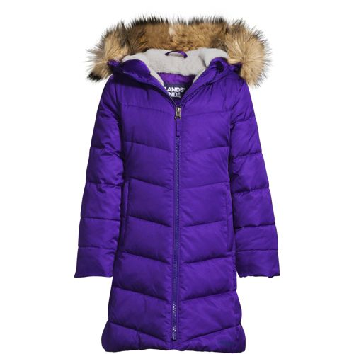 winter fleece lined down alternative thermoplume coat