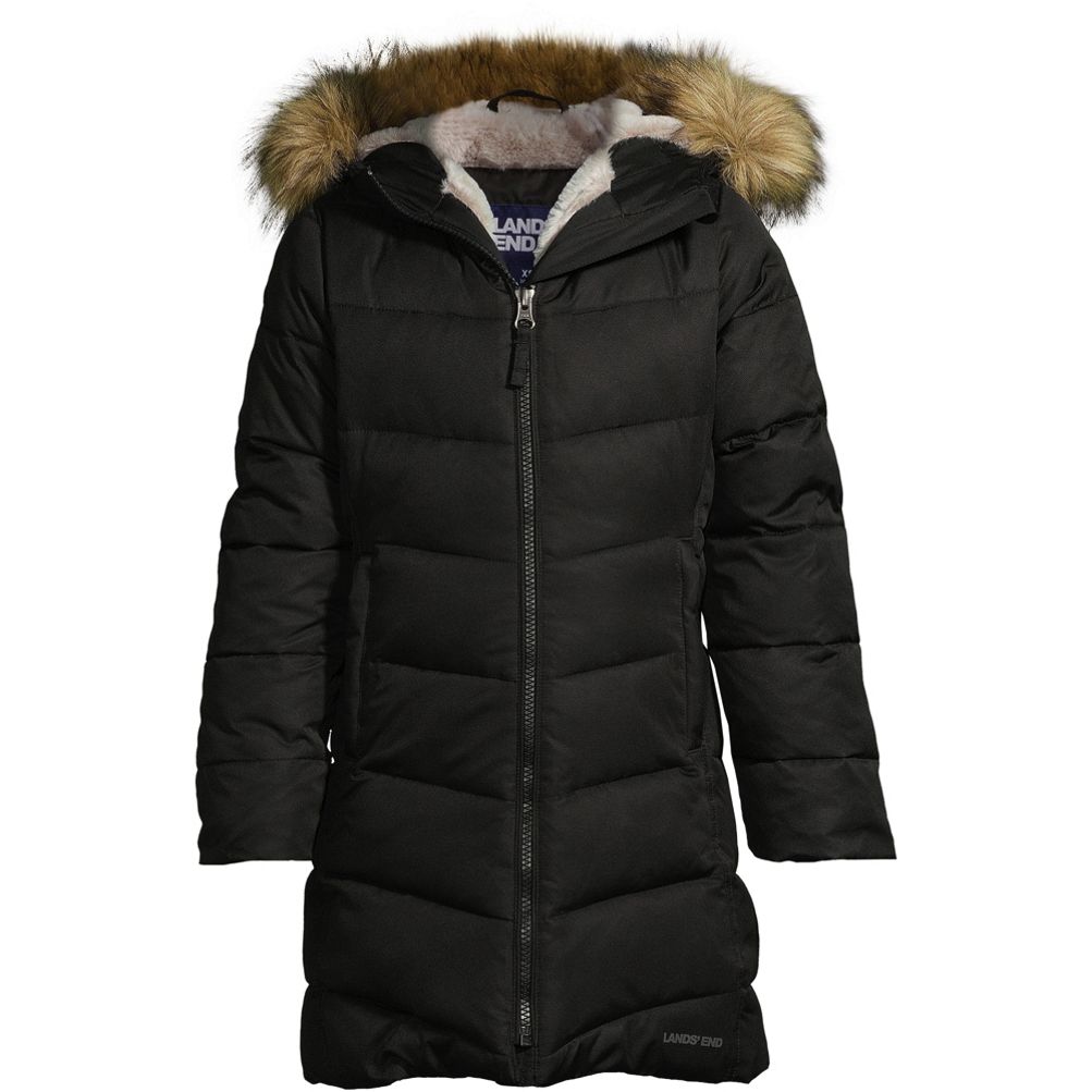 Winter Parka Lands End Girls Down Parka Waterproof Jacket Lands