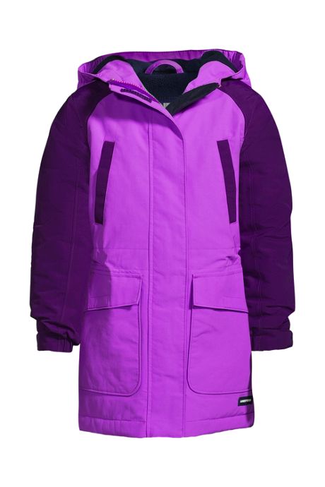 LANDS' END Toddler Girls 2T Waterproof Squall Winter Jacket NWT 
