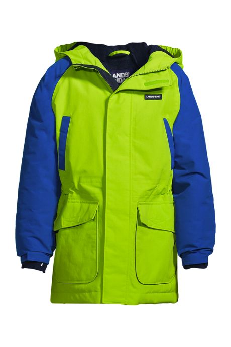 Lands End Boys Husky Squall Waterproof Winter Parka classic