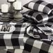 Saro Lifestyle Buffalo Plaid Cotton Dinner Napkins - Set of 4, alternative image