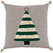 Saro Lifestyle Christmas Tree Decorative Throw Pillow, Front