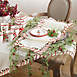 Saro Lifestyle Christmas Candy Cane Stripe 16 x 72 Table Runner, alternative image