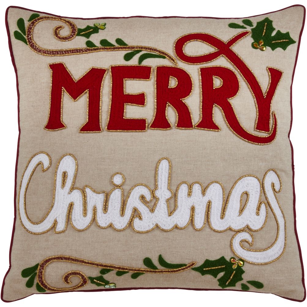 Neutral christmas pillow online covers