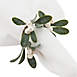 Saro Lifestyle Mistletoe 4 inch Napkin Rings, alternative image
