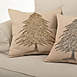Saro Lifestyle Beaded Christmas Tree Decorative Throw Pillow, alternative image