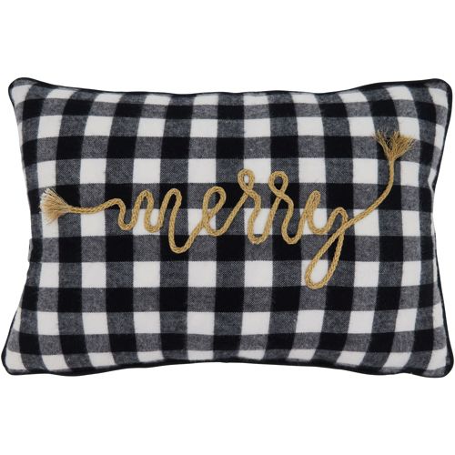 Zippered Christmas Pillow Lands' End