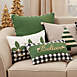 Saro Lifestyle Believe Buffalo Plaid Christmas Decorative Throw Pillow, alternative image