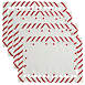 Saro Lifestyle Christmas Candy Cane Stripe Placemat, alternative image