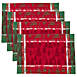 Saro Lifestyle Christmas Tree Print Placemats, alternative image