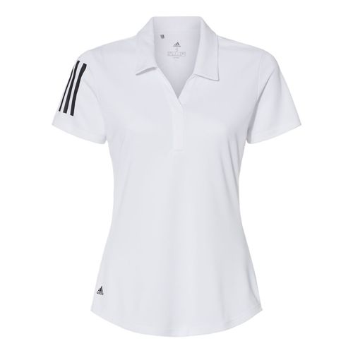 adidas Women's Regular Floating 3 Stripes Polo Shirt