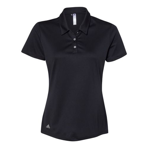 adidas Women's Plus Size Performance Sport Polo Shirt